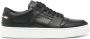 BOSS contrasting-sole leather sneakers Black - Thumbnail 1