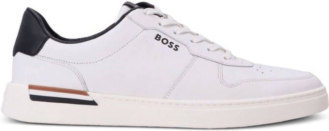 BOSS Cupsole logo-print sneakers White