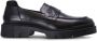 BOSS Denzel leather loafers Black - Thumbnail 1