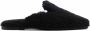 BOSS faux-shearling design slippers Black - Thumbnail 1