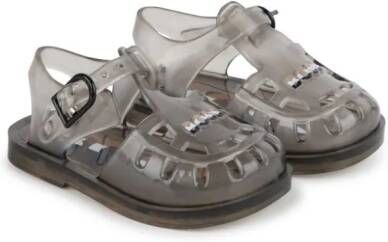 BOSS Kidswear buckle-fastening caged sandals Black