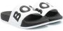 BOSS Kidswear colour-block slides White - Thumbnail 1