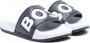 BOSS Kidswear debossed-logo sliders White - Thumbnail 1