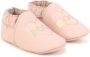 BOSS Kidswear heart-print leather slippers Pink - Thumbnail 1
