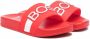 BOSS Kidswear logo-print flip flops Red - Thumbnail 1