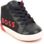 BOSS Kidswear logo-print high-top sneakers Blue - Thumbnail 1