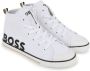 BOSS Kidswear logo-print high-top sneakers White - Thumbnail 1