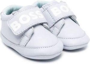 BOSS Kidswear logo-print low-top sneakers 771 PALE BLUE