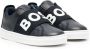 BOSS Kidswear logo-print low-top sneakers Blue - Thumbnail 1