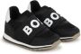 BOSS Kidswear logo-print panelled sneakers Black - Thumbnail 1