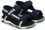 BOSS Kidswear logo-print sandals Blue - Thumbnail 1