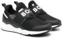 BOSS Kidswear logo-strap slip-on sneakers Black - Thumbnail 1