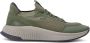 BOSS knitted low-top sneakers Green - Thumbnail 1