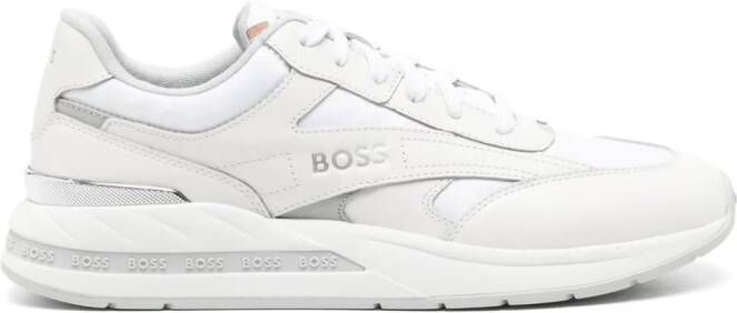 BOSS Kurt Runner leather sneakers White