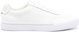 BOSS lace-up low-top sneakers White