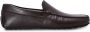 BOSS logo-de ed leather loafers Brown - Thumbnail 1