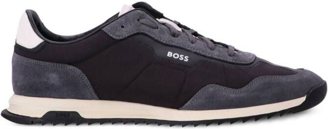 BOSS logo-print low-top sneakers Black