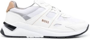 BOSS logo-print low-top sneakers White