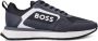 BOSS logo-print mesh sneakers Blue - Thumbnail 1