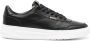 BOSS panelled leather sneakers Black - Thumbnail 1