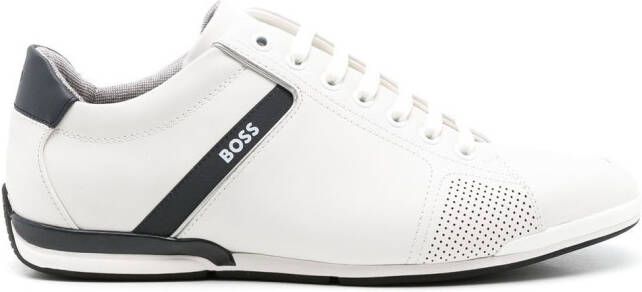 BOSS Saturn logo-em ed sneakers White