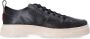 BOSS Urian Oxfr leather sneakers Black - Thumbnail 1