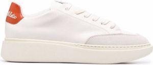 BOSS x Russel Athletic lace-up faux-leather sneakers White