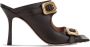 Bottega Veneta 90mm buckle leather heels Brown - Thumbnail 1
