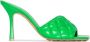Bottega Veneta 90mm leather quilted sandals Green - Thumbnail 1
