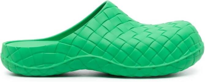 Bottega Veneta Beebee Clog round-toe slippers Green