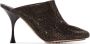 Bottega Veneta Dot Sock 90mm embellished mules Brown - Thumbnail 1