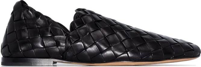 Bottega Veneta Intrecciato slip-on loafers Black