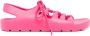 Bottega Veneta lace-detail open-toe sandals Pink - Thumbnail 1