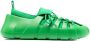 Bottega Veneta lace-up flat sneakers Green - Thumbnail 1