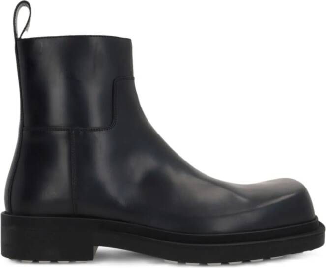 Bottega Veneta leather ankle boots Black