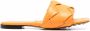 Bottega Veneta Lido intrecciato flat sandals Orange - Thumbnail 1