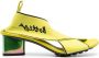 Bottega Veneta logo elasticated sandals Yellow - Thumbnail 1
