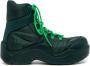 Bottega Veneta oversize-sole lace-up boots Green - Thumbnail 1