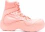 Bottega Veneta Puddle lace-up boots Pink - Thumbnail 1