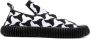 Bottega Veneta ripple pattern slip-on sneakers Black - Thumbnail 1