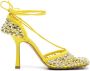 Bottega Veneta Sparkle Stretch 90mm sandals Yellow - Thumbnail 1