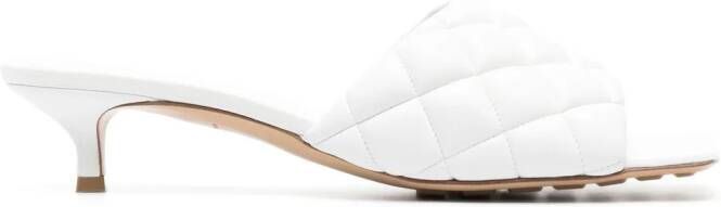 Bottega Veneta square open-toe sandals White