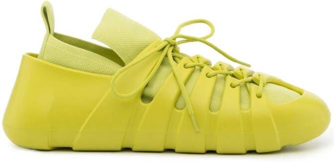 Bottega Veneta Trail chunky-sole sneakers Green