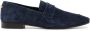 Bougeotte almond-toe suede penny loafers Blue - Thumbnail 1