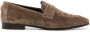 Bougeotte almond-toe suede penny loafers Brown - Thumbnail 1