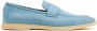 Bougeotte bee-appliqué suede loafers Blue - Thumbnail 1