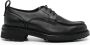 Brioni crinkled leather derby shoes Black - Thumbnail 1