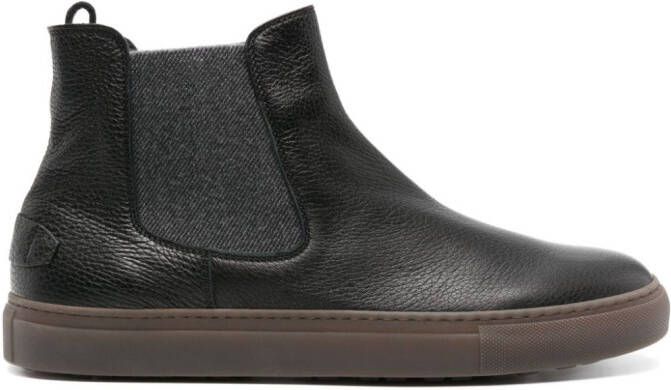 Brioni leather Chelsea boots Black