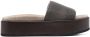 Brunello Cucinelli 50mm chunky open-tie sandals Grey - Thumbnail 1