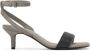 Brunello Cucinelli 60mm monili suede sandals Black - Thumbnail 1